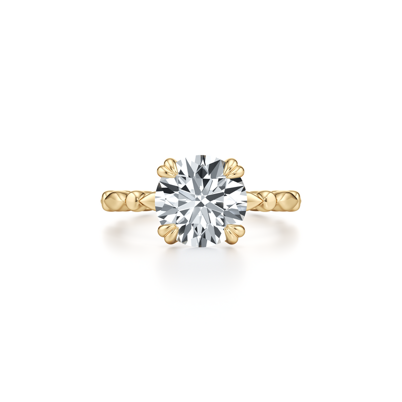 Vivienne Solitaire Lab Diamond Engagement Ring image 5