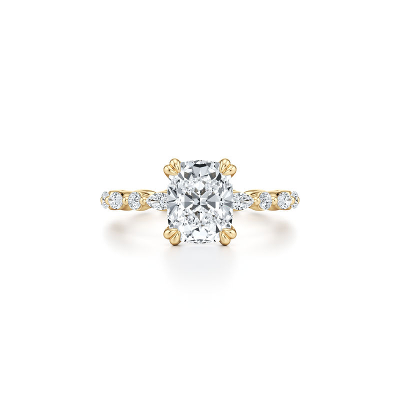 Vivienne Solitaire Lab Diamond Engagement Ring image 33
