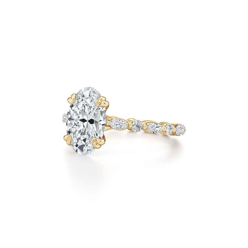 Vivienne Solitaire Lab Diamond Engagement Ring image 22