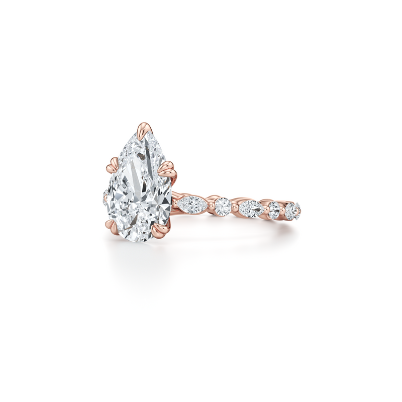 Vivienne Solitaire Lab Diamond Engagement Ring image 86
