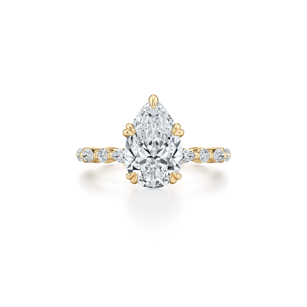 Vivienne Solitaire Lab Diamond Engagement Ring image 1
