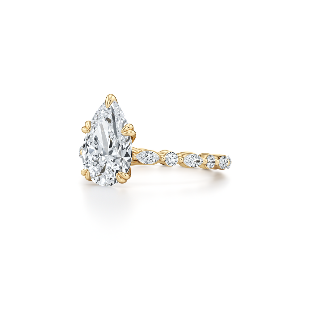 Vivienne Solitaire Lab Diamond Engagement Ring image 2