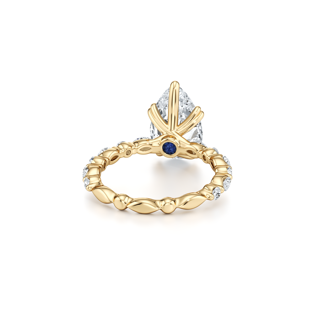 Vivienne Solitaire Lab Diamond Engagement Ring image 3