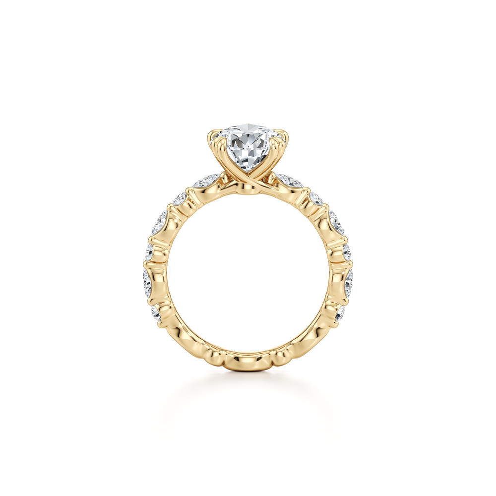 Vivienne Solitaire Lab Diamond Engagement Ring image 4