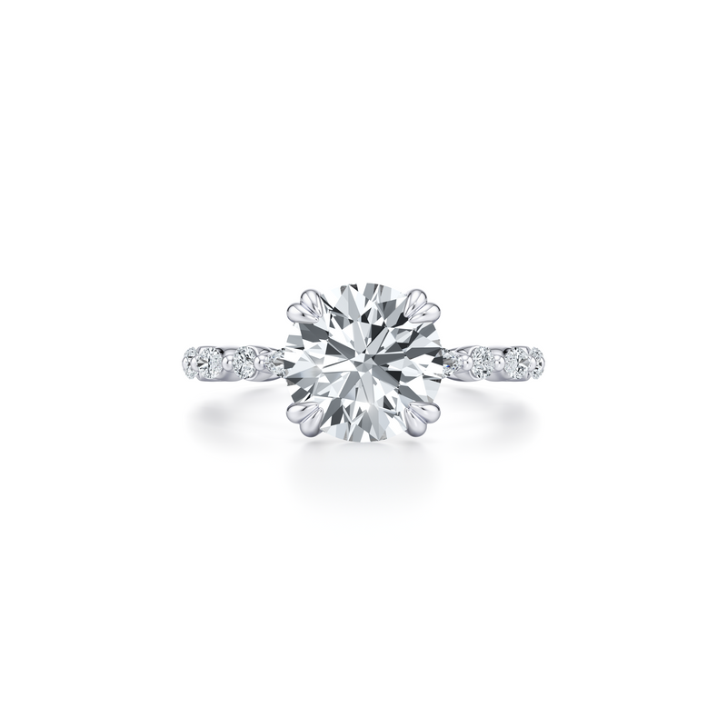 Vivienne Solitaire Lab Diamond Engagement Ring image 1