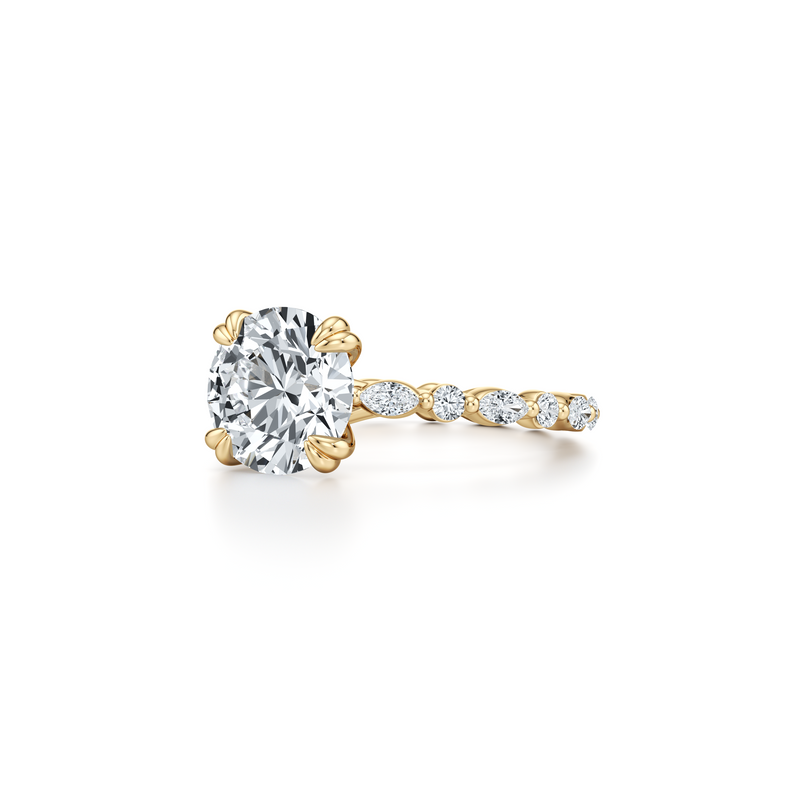 Vivienne Solitaire Lab Diamond Engagement Ring image 6