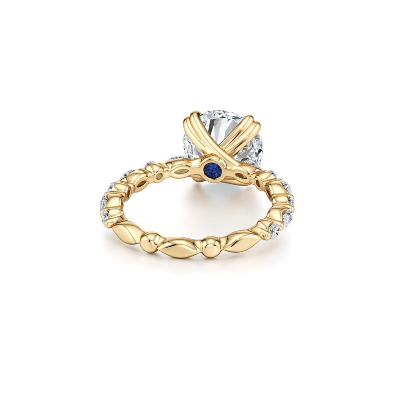 Vivienne Solitaire Lab Diamond Engagement Ring image 7