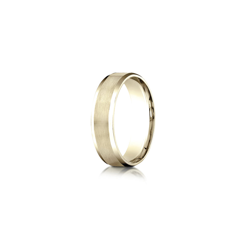 Modern Beveled Men's Wedding Band image 4