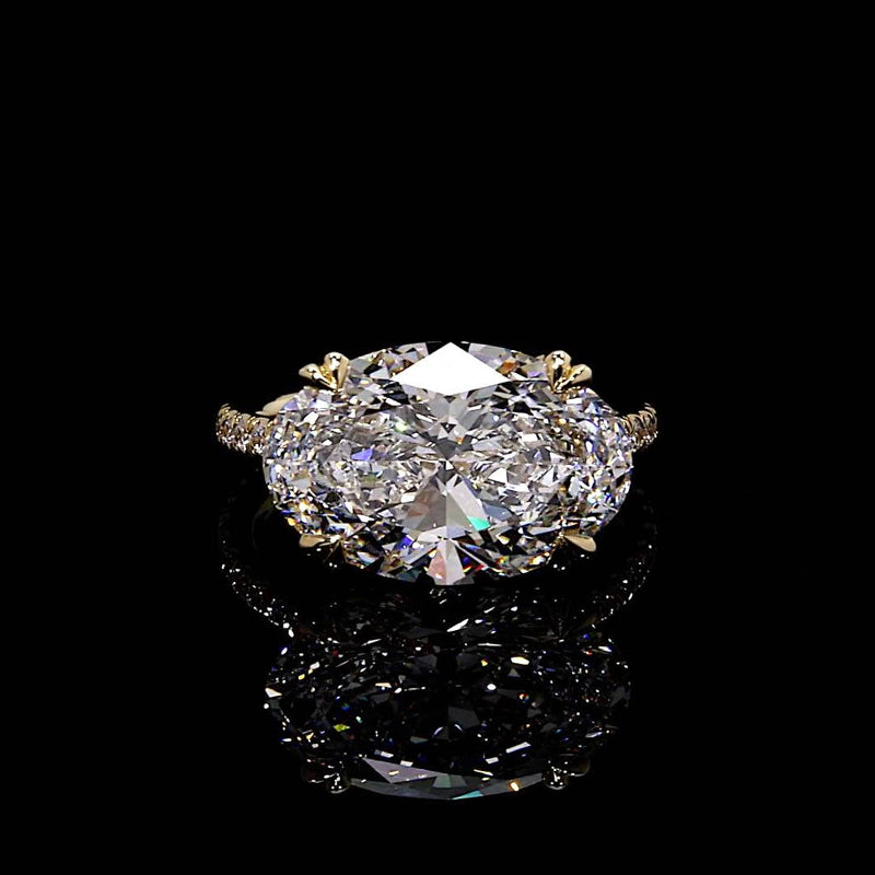 High Jewelry | Elle East-West 7.15 CT Oval Cut Ring Video