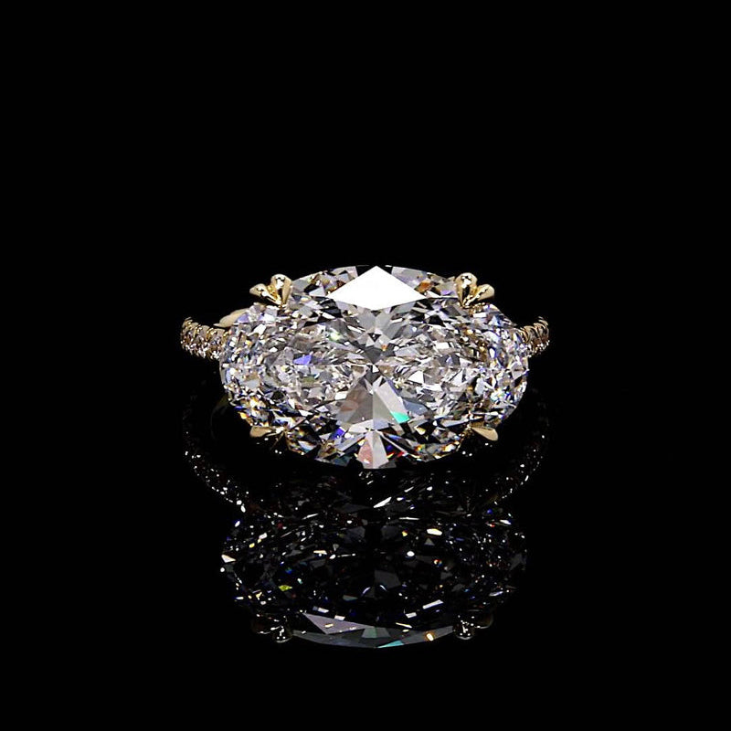High Jewelry | Elle East-West 7.15 CT Oval Cut Ring Video
