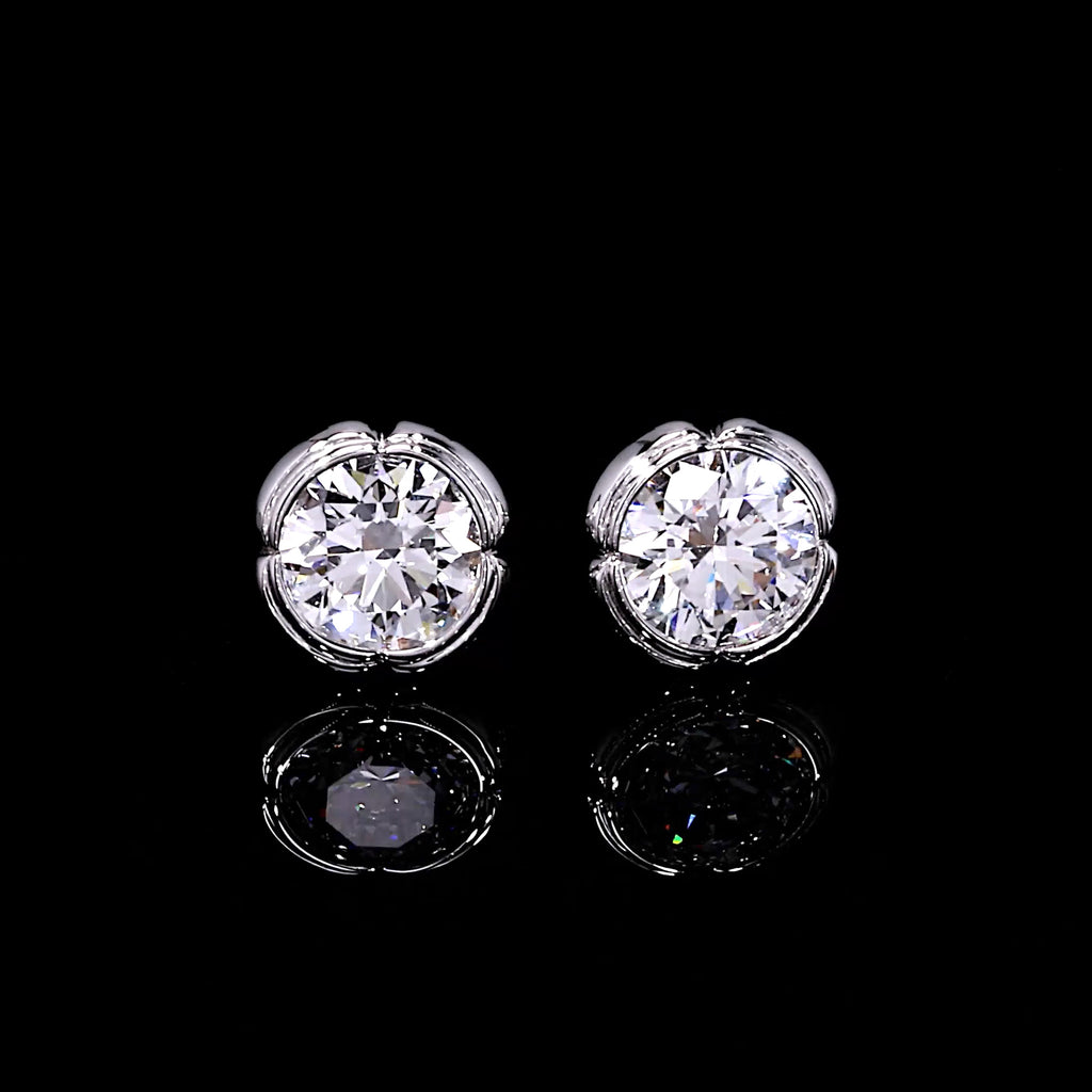 Precious Metal:18k White Gold,Platinum;Total Carat Weight:2 CTW