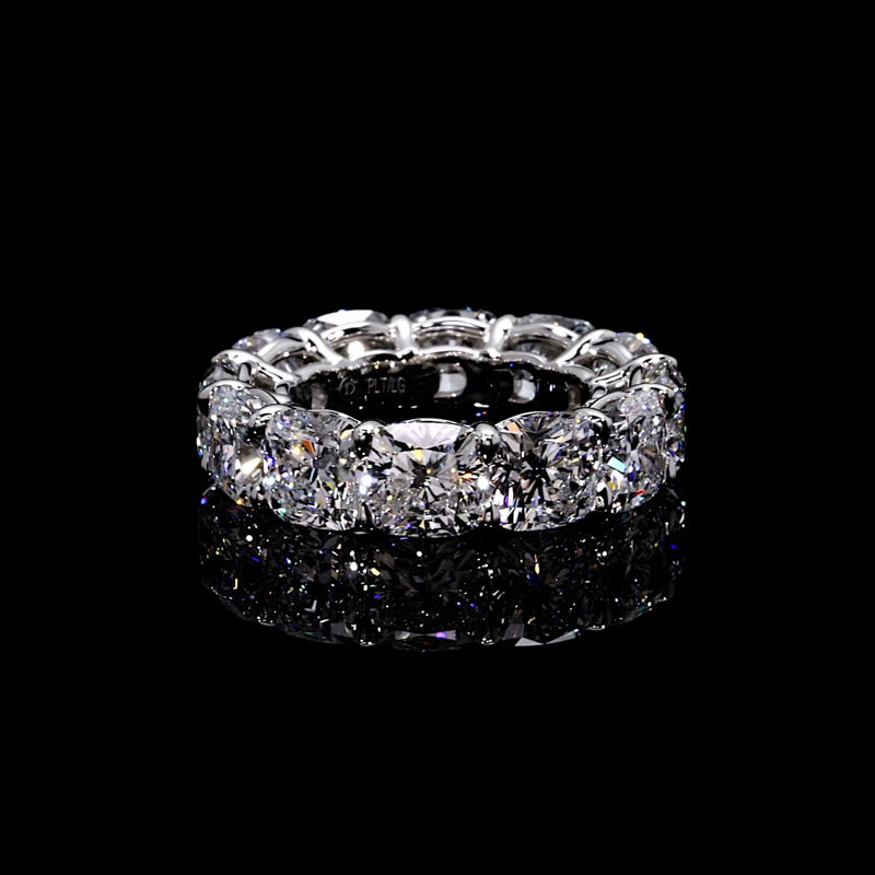 High Jewelry | 18.92 CTW Cushion Cut Eternity Band Video