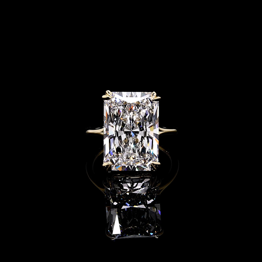 High Jewelry Jane Radiant Solitaire Engagement Ring Jean Dousset