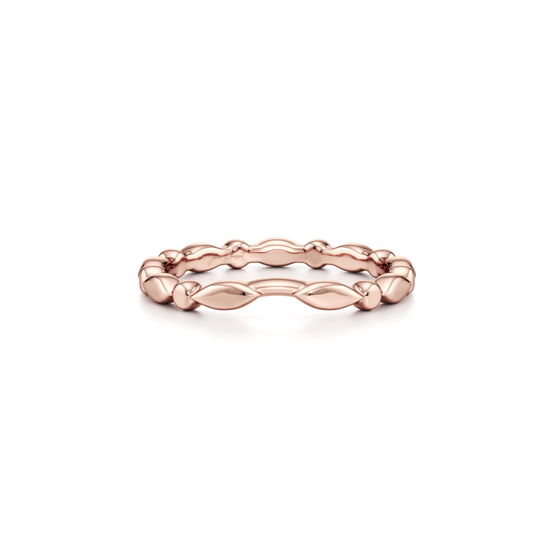 Vivienne High Polish Wedding Band image 11