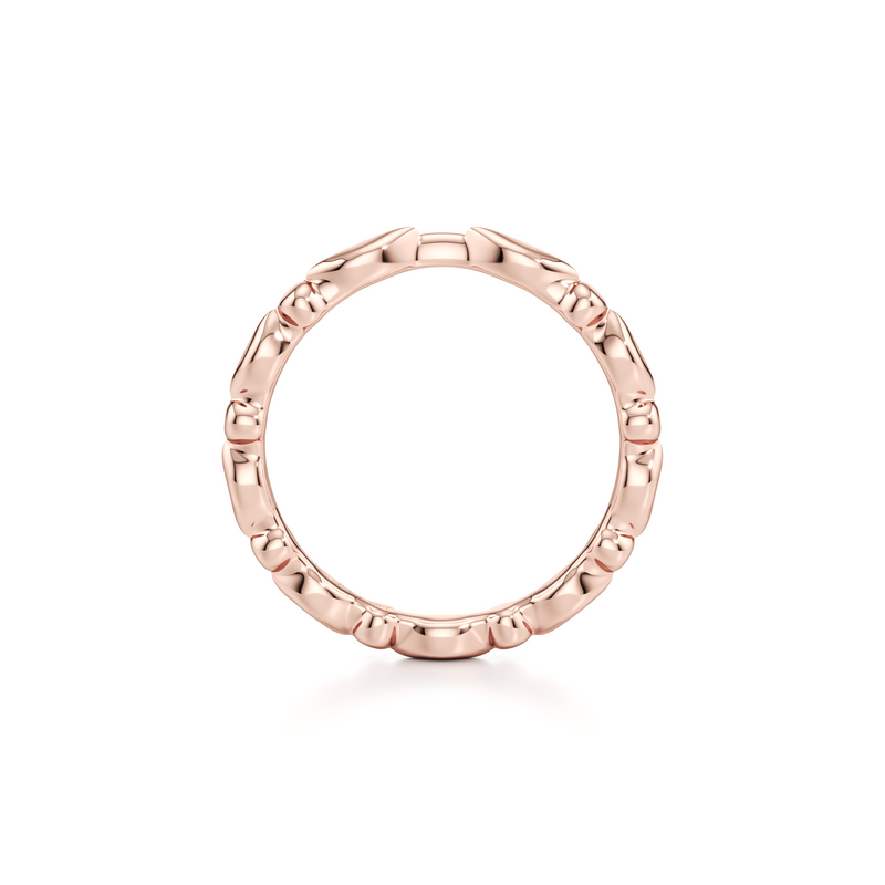 Vivienne High Polish Wedding Band image 14