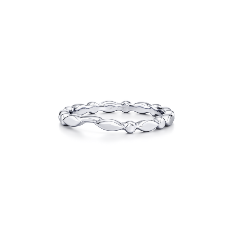 Vivienne High Polish Wedding Band image 2