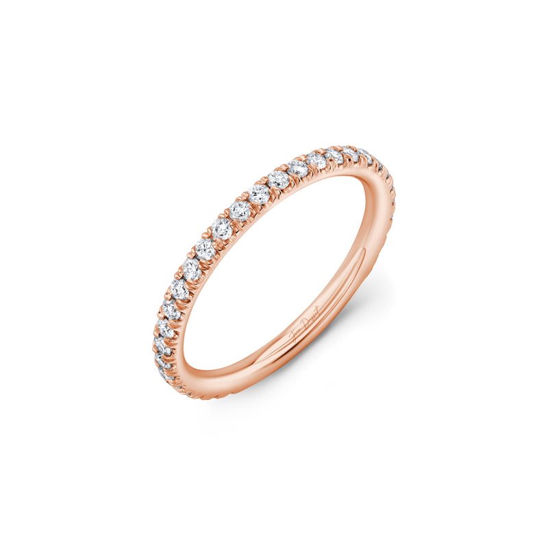 Audrey Lab Diamond Wedding Band image 3