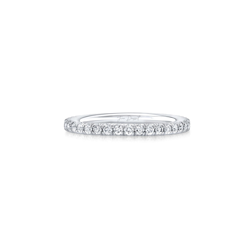 Audrey Lab Diamond Wedding Band image 6