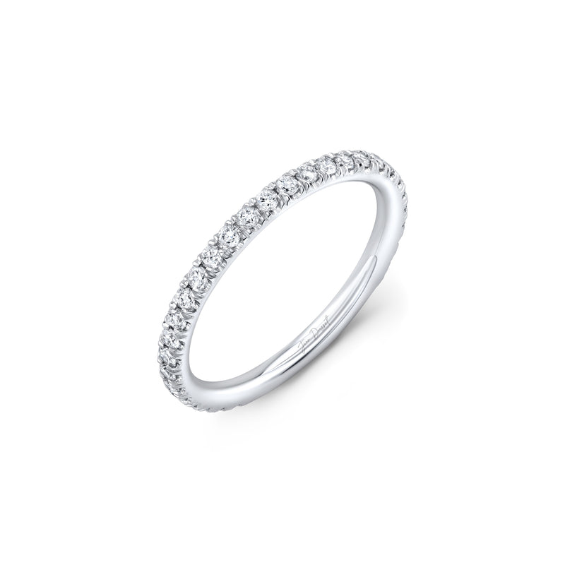 Audrey Lab Diamond Wedding Band image 1