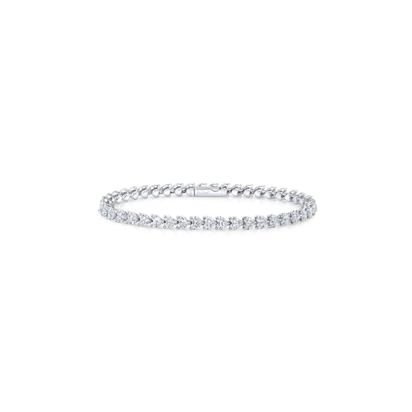 0.839 TDW Round Cut Diamond White Gold Bracelet by Labstone / Ethical &  Stunning Diamond Bracelet / EF-VS Colour / Beautiful Present for Her - Etsy  Sweden