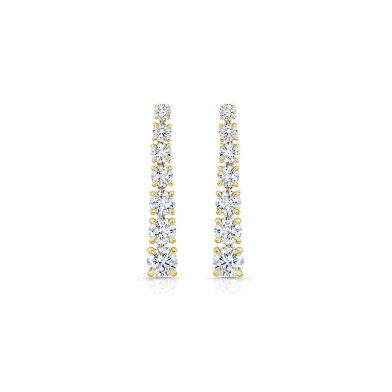 Olivia Lab Diamond Drop Earrings image 3